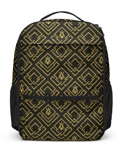 DaKahree Royal Labyrinth – Utility backpack – Black & Gold