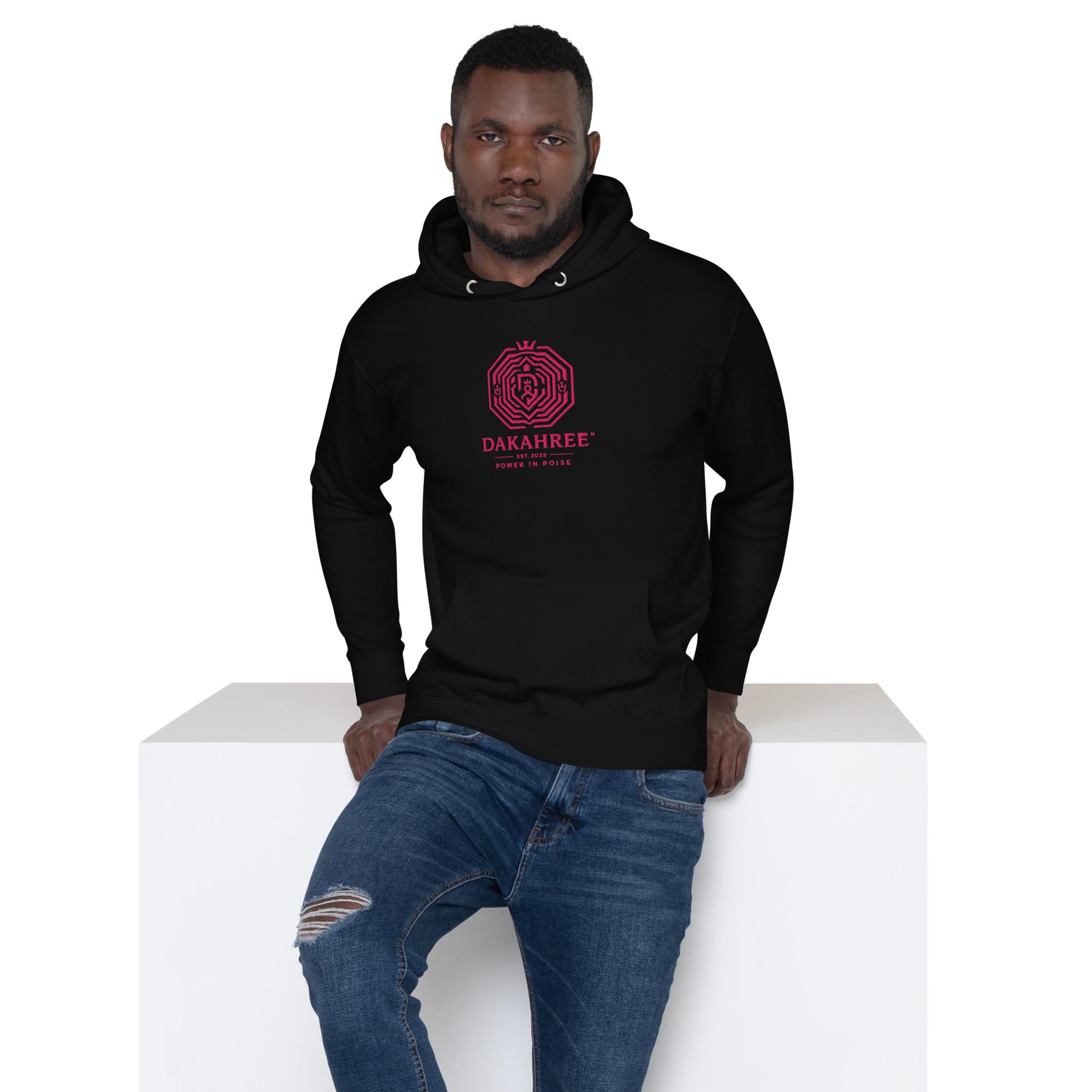 DaKahree Glyph – Women's Hoodie – Pink - Image 4
