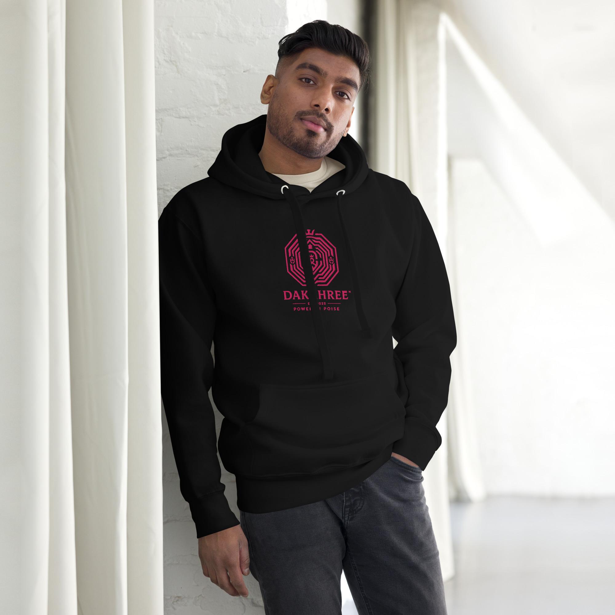 DaKahree Glyph – Women's Hoodie – Pink - Image 5