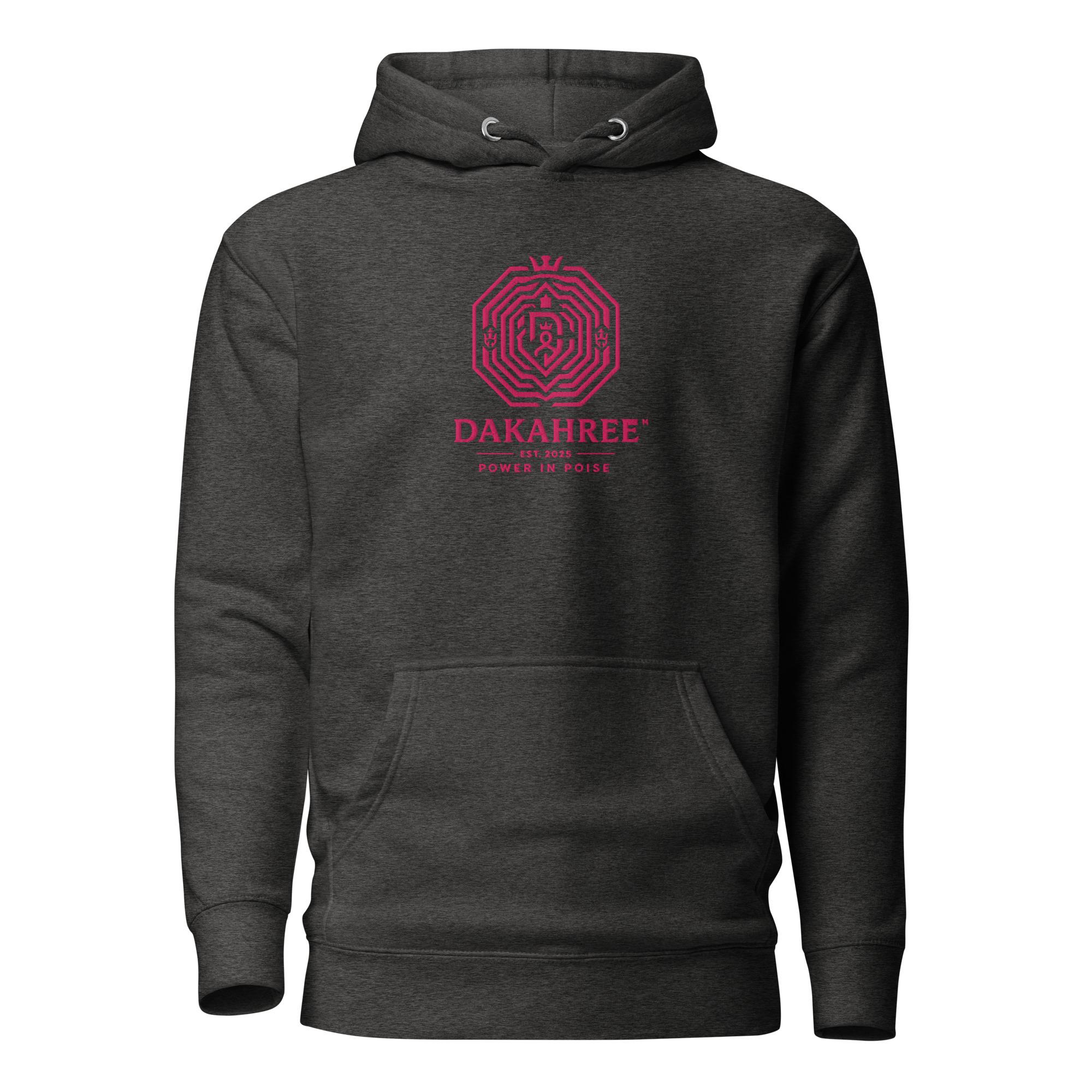 DaKahree Glyph – Women's Hoodie – Pink - Image 9