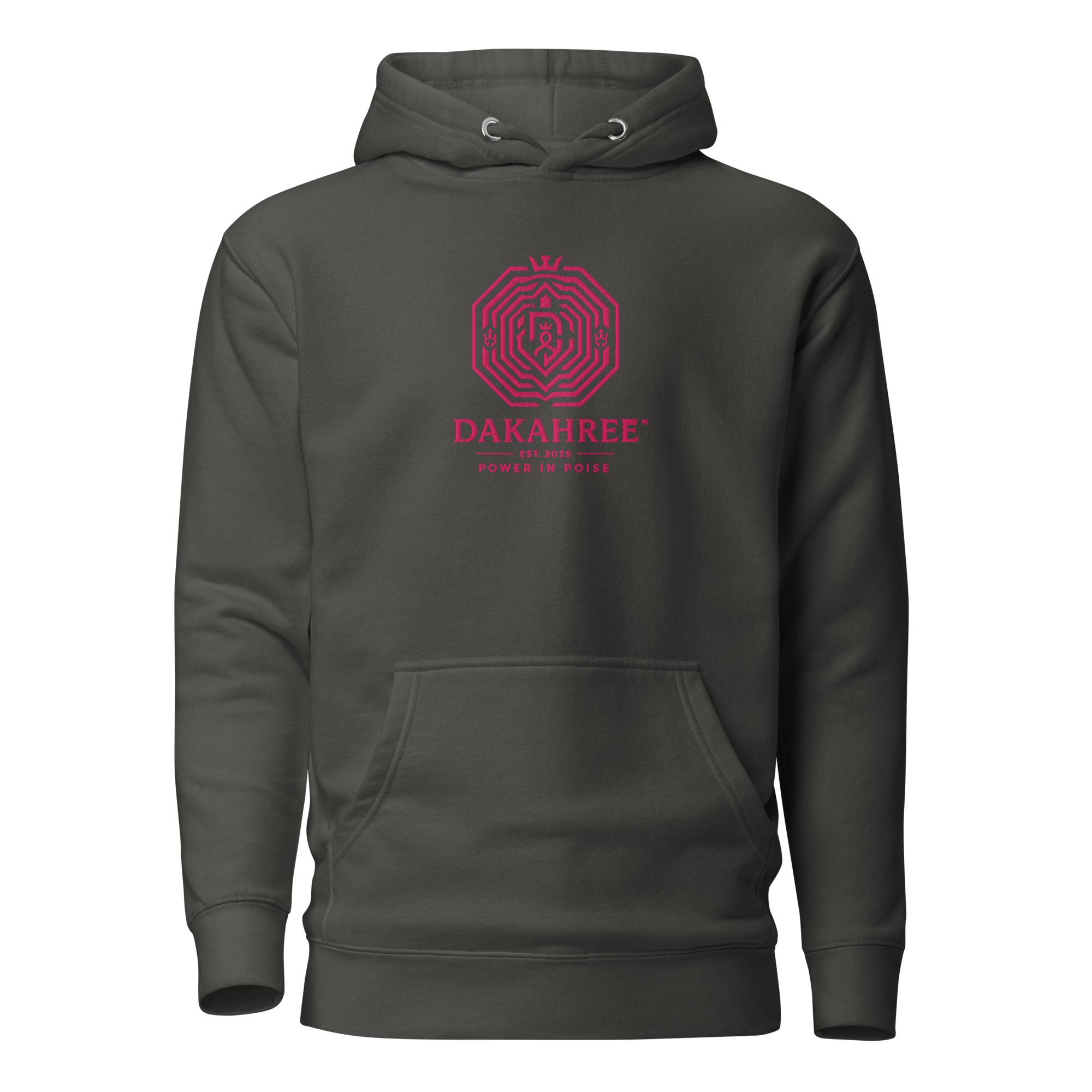 DaKahree Glyph – Women's Hoodie – Pink - Image 11