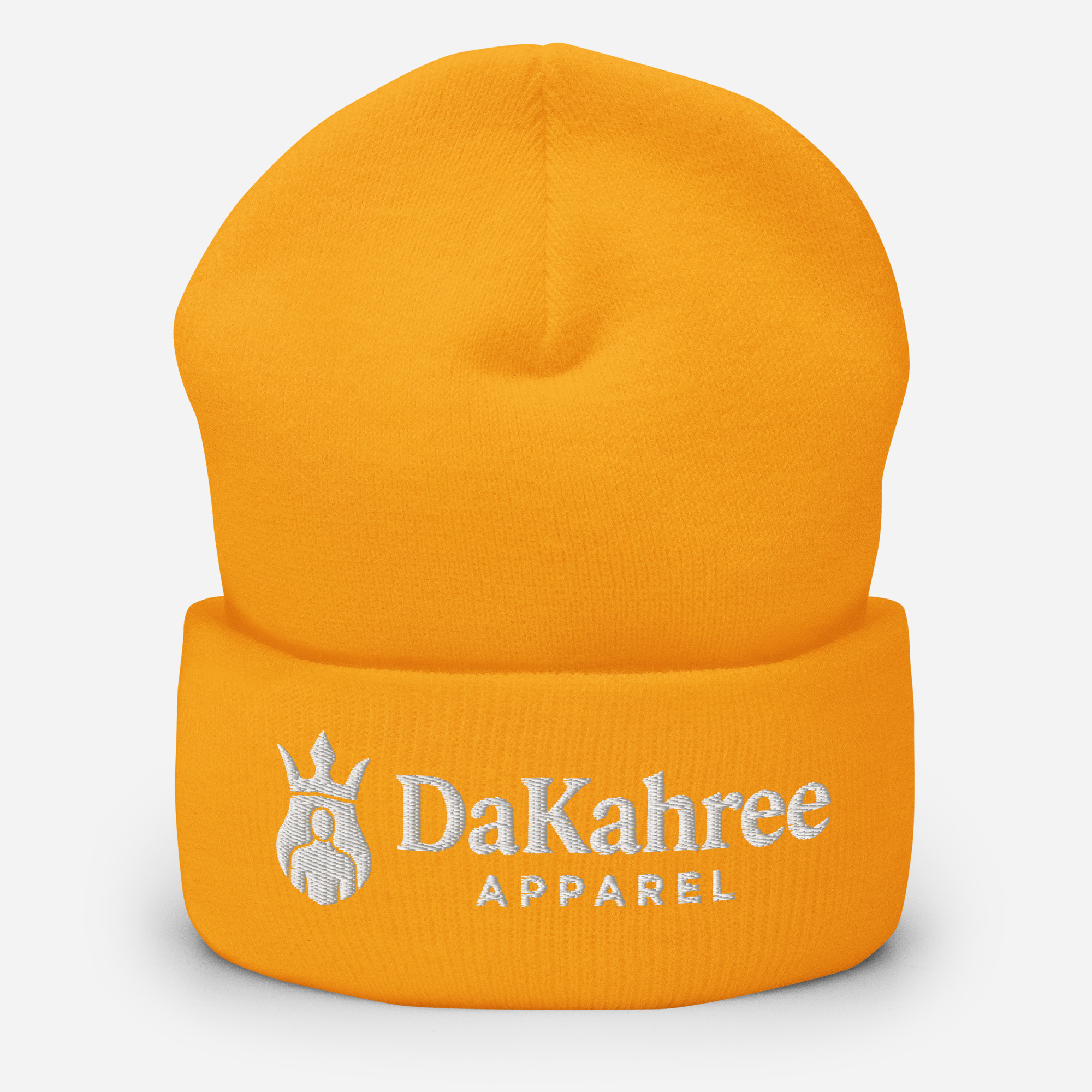 DaKahree: Signature™ – Cuffed Beanie – White - Image 10