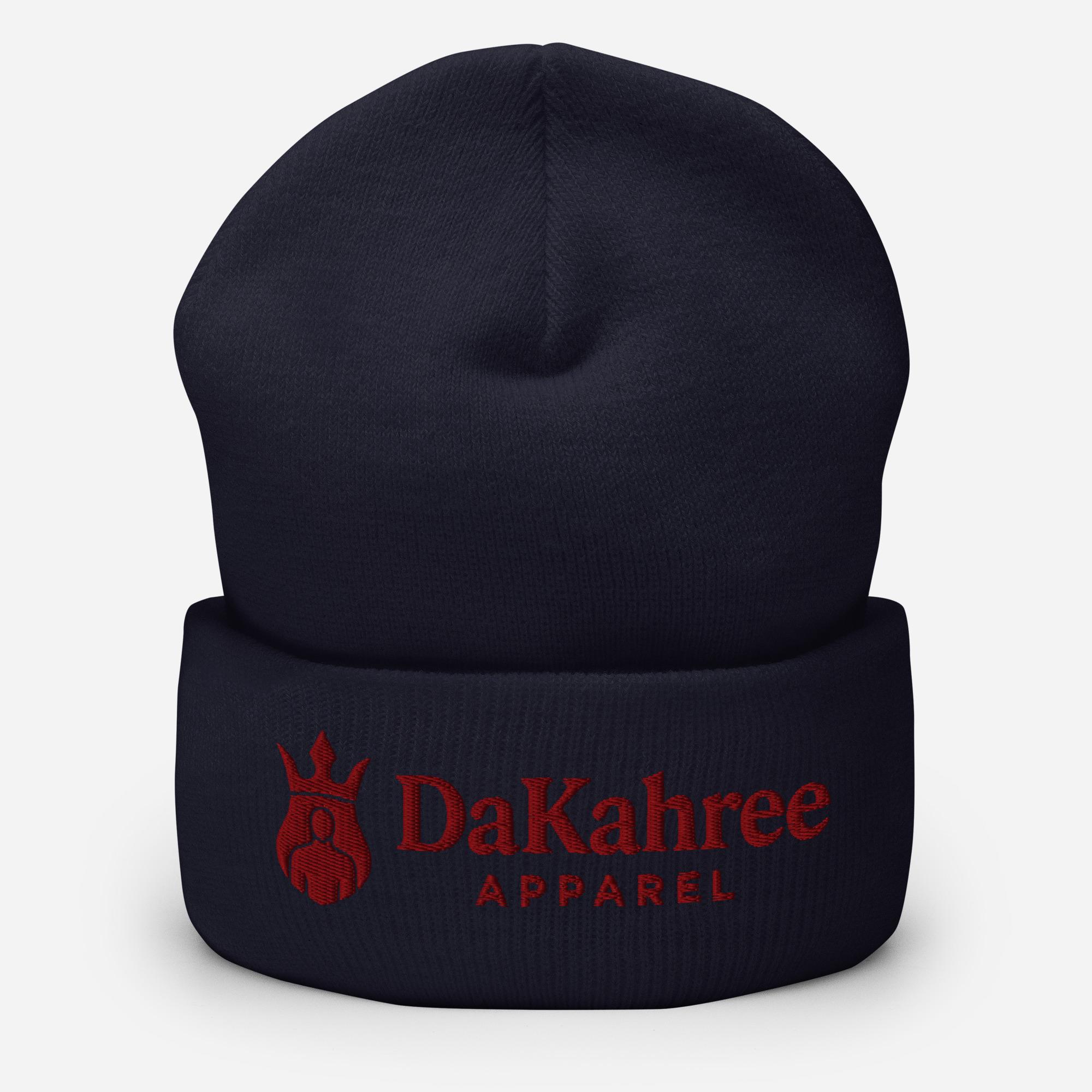 DaKahree: Signature™ – Cuffed Beanie – Burgundy - Image 3