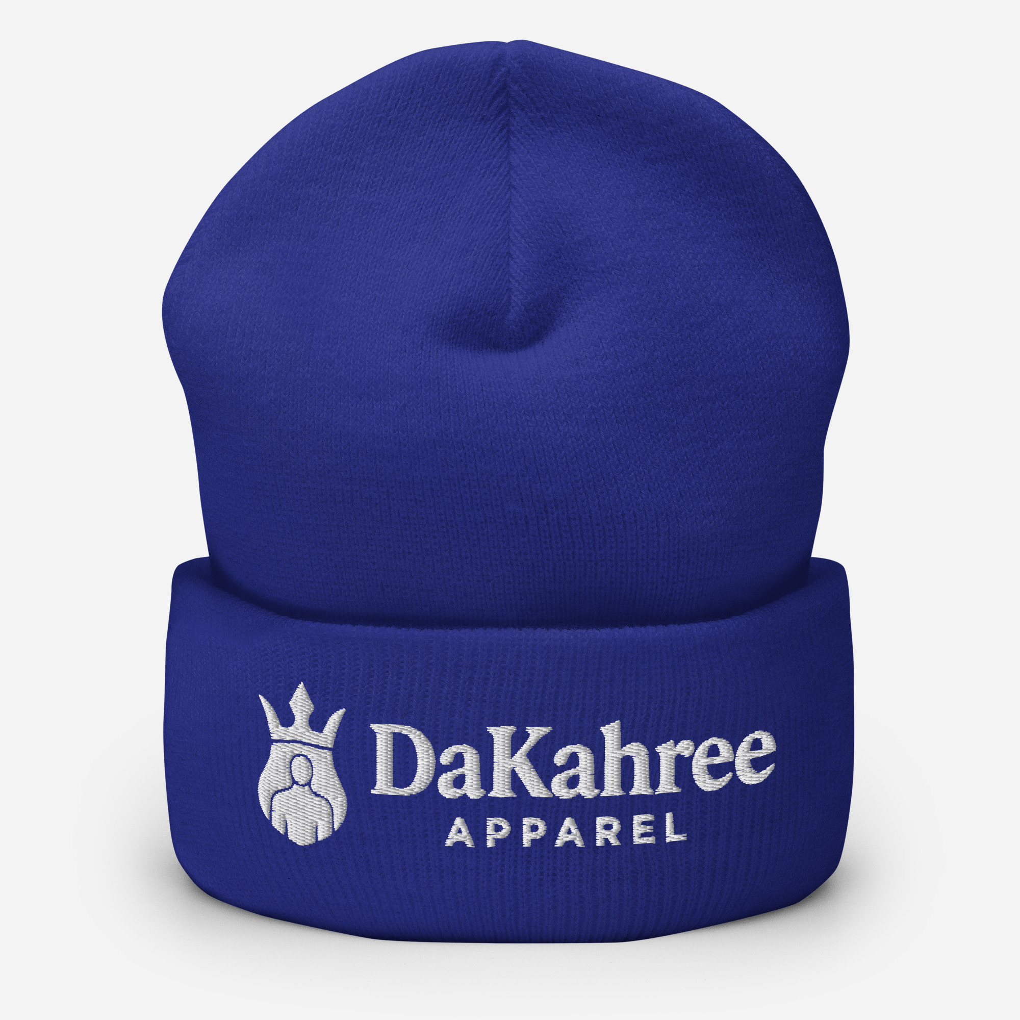 DaKahree: Signature™ – Cuffed Beanie – White - Image 6