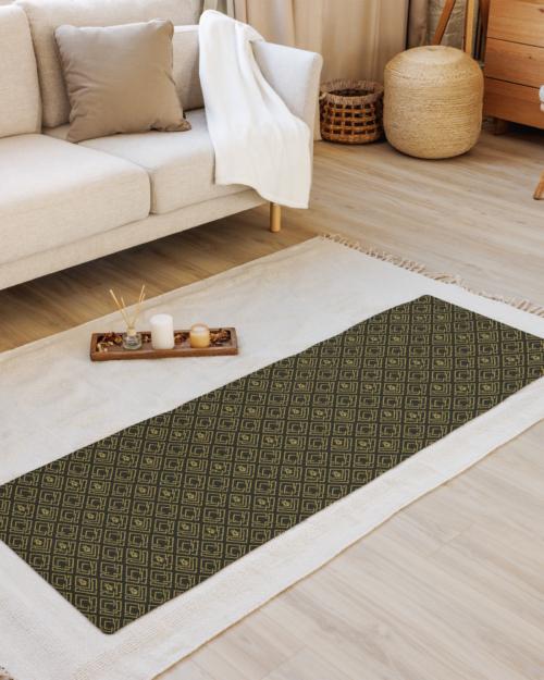DaKahree Royal Labyrinth – Yoga Mat – Black & Gold